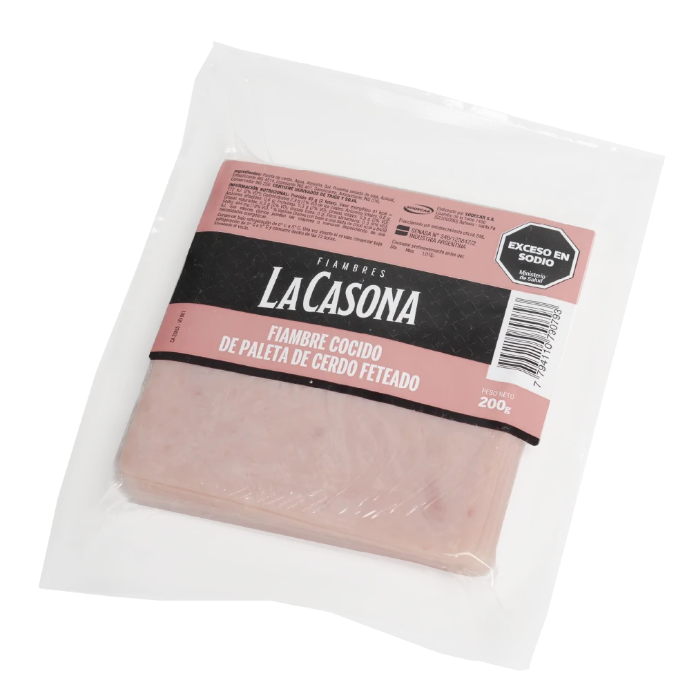 Fiambre Cocido de Paleta de Cerdo